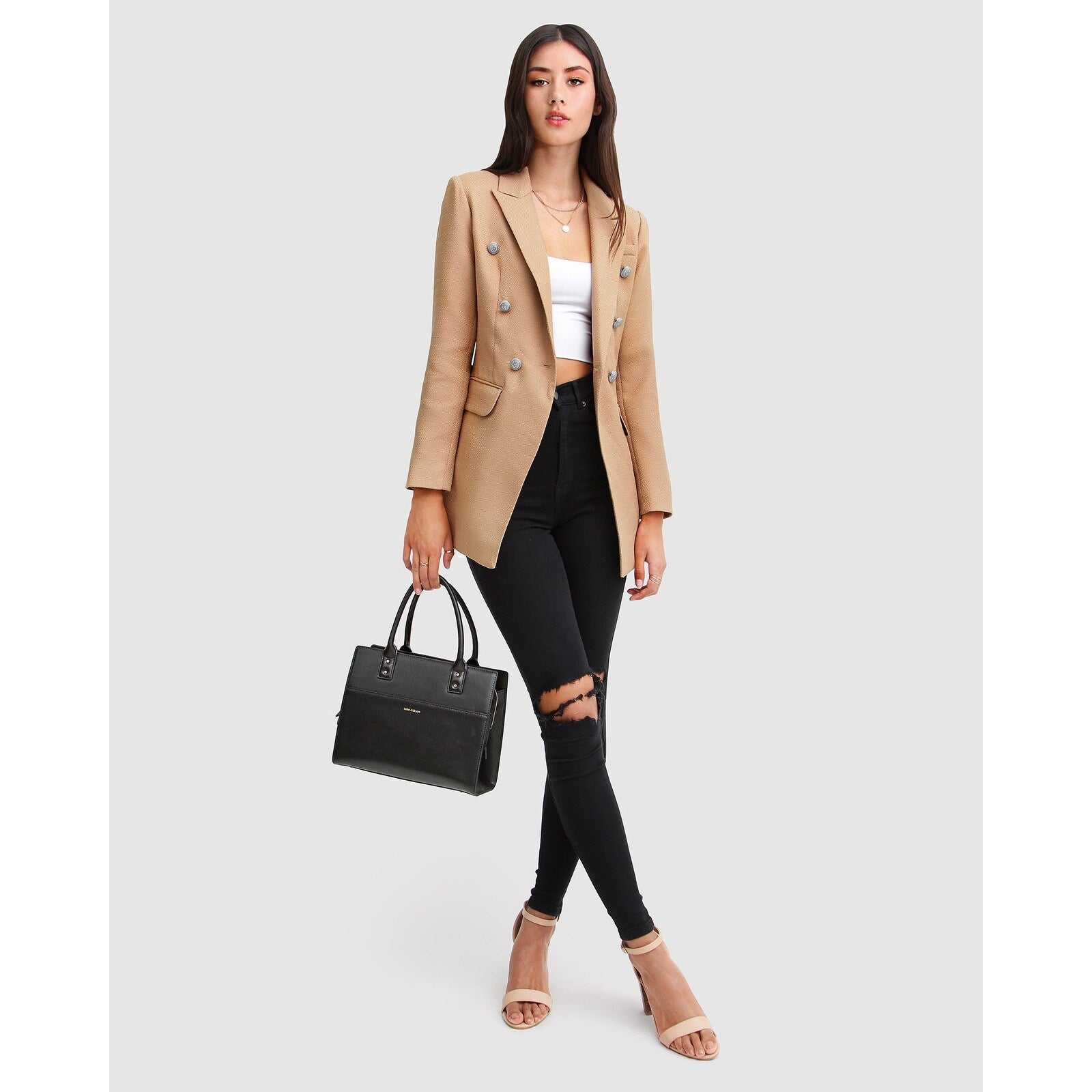 Princess-Polina-Textured-Weave-Blazer 1280706283